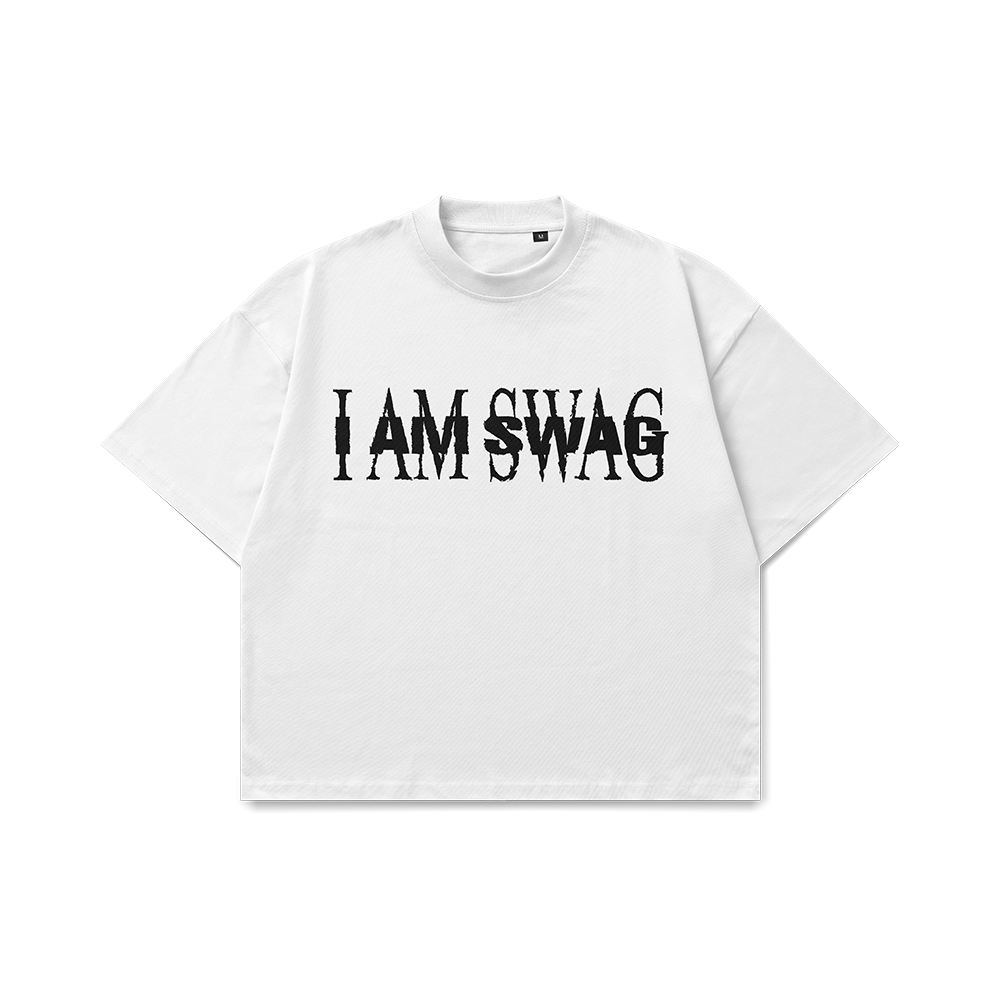 I AM SWAG Tee white